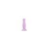 Plug anal ventouse violet pastel taille M 